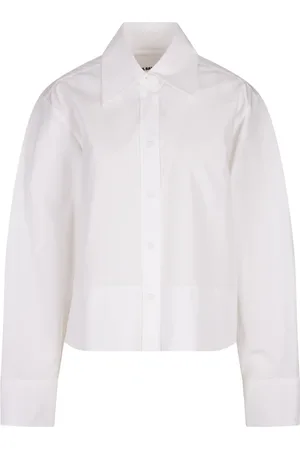 Jil Sander Shirts, female, , S, Boxy Crop Shirt with Wide Hem