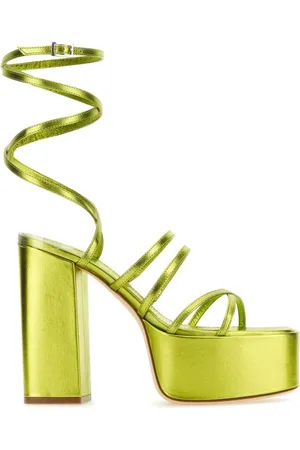 PARIS TEXAS High Heel Sandals, female, , 4 UK, Acid Leather Evita Sandals