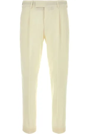 PT Torino Ivory Stretch Wool Pant