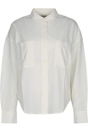 Calvin Klein Shirts, female, , XS, Cotton Voile Long Sleeve Shirt