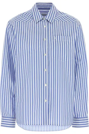 Serafini Shirts, female, , S, Embroidered Poplin Shirt for Men