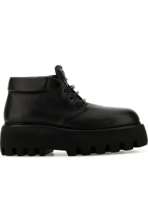 Alexander McQueen Lace-up Boots, male, , 6 UK, Leather Lace-Up Shoes