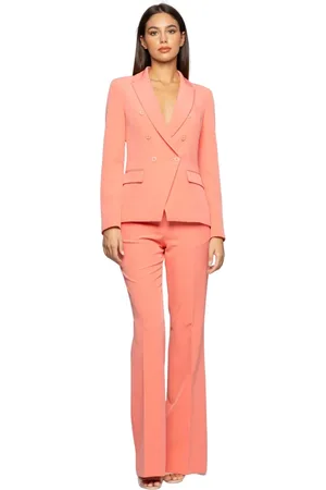 Kocca Elegant Double-Breasted Lapel Jacket