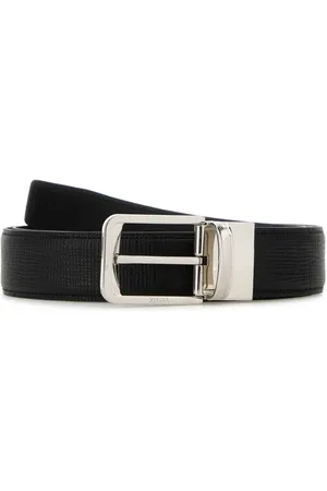 Ermenegildo Zegna Chevron Buckle Belt