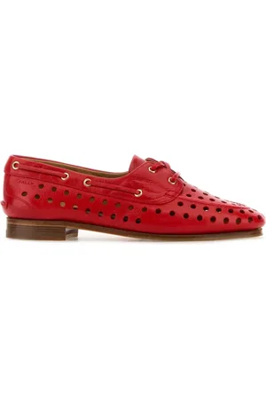 Bally Loafers, female, , 6 UK, Leather Party Lace-Up Loafers