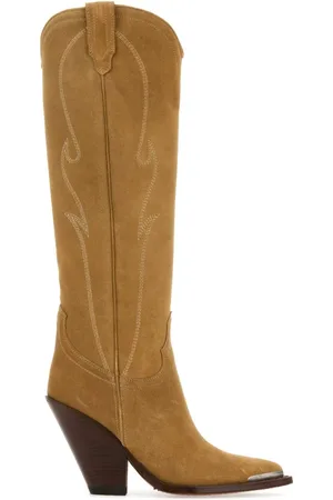 SONORA Cowboy Boots, female, , 3 UK, Rancho Camel Suede Boots