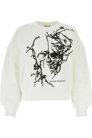 Alexander McQueen Sweatshirts, female, , 3XS, Cotton Sweatshirt in