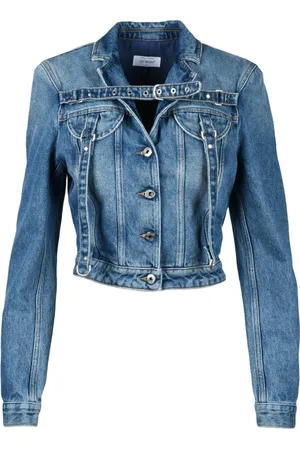 OFF-WHITE Denim Jackets, female, , XS, Cotton Denim Jacket