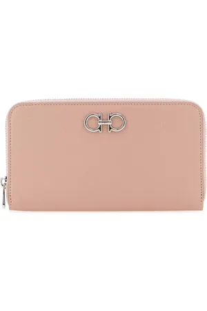 Salvatore Ferragamo Wallets & Cardholders, female, , ONE SIZE, Logo Plaque Zipped Wallet