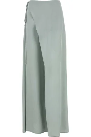 BLUMARINE Wide Trousers, female, , S, Powder Twill Pant