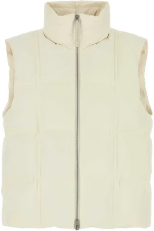 Jil Sander Vests, female, , XS, Ivory Sleeveless Down Jacket