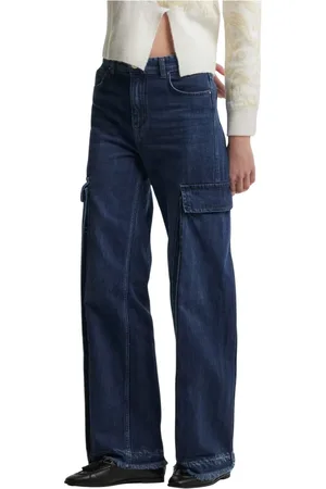 Kocca Wide Jeans, female, , W24, Stone-washed Wide Leg Jeans
