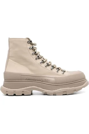 Alexander McQueen Lace-up Boots, male, , 7 1/2 UK, Treadslick Boots