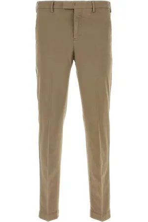 PT Torino Chinos, male, , M, Stretch Cotton Blend Cappuccino Trousers