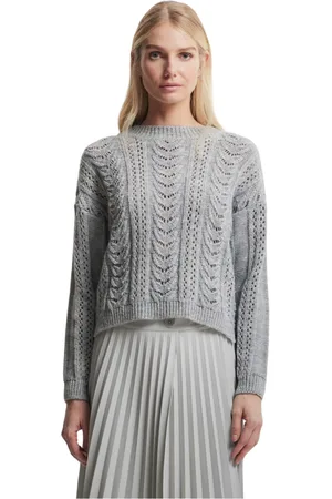 Kocca Patterned Wool Blend Jumper with Openwork