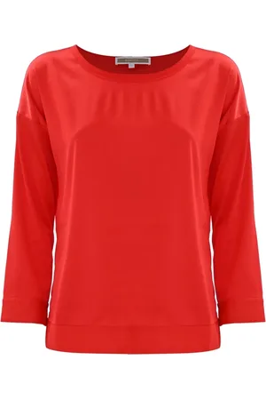 Kocca Long Sleeve Tops, female, , S, Classic Round Neck Blouse