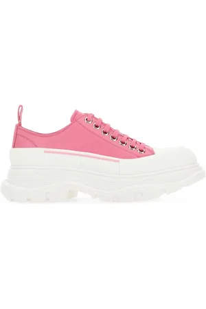 Alexander McQueen Sneakers, female, , 3 1/2 UK, Dark Leather Lace-Up Trainers
