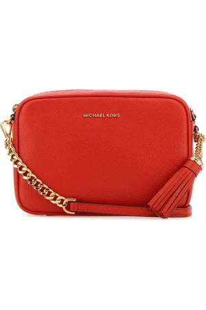 Michael Kors Cross Body Bags, female, , ONE SIZE, Ginny Leather Crossbody Bag