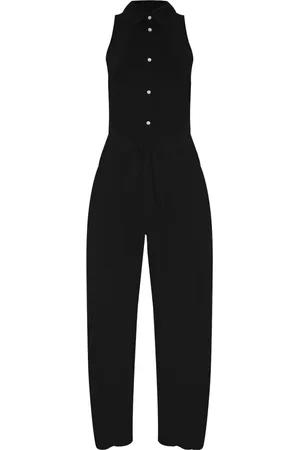 Kocca Elegant Vest Shirt Style Jumpsuit