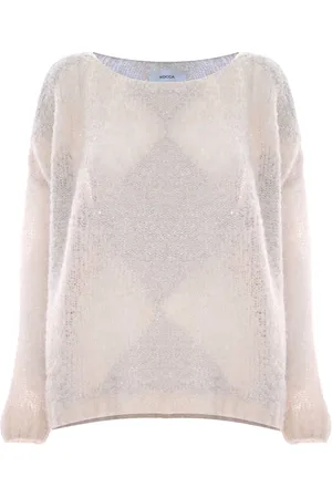Kocca Round-neck Knitwear, female, , M, Diamond Pattern Jumper