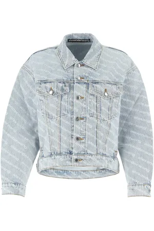 Alexander Wang Denim Jackets, female, , XS, Printed Denim Jacket