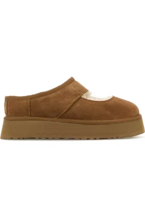 UGG Slippers, female, , 8 UK, Camel Suede Bea Slippers
