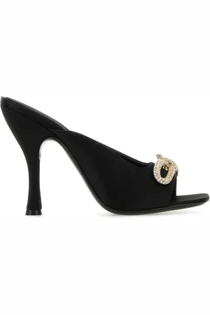 Salvatore Ferragamo Embellished Bow-Detailed Slip-On Mules