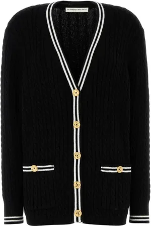 Alessandra Rich Cotton Blend Knitted Cardigan
