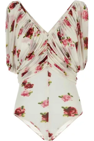 MAGDA BUTRYM Printed Jersey Bodysuit