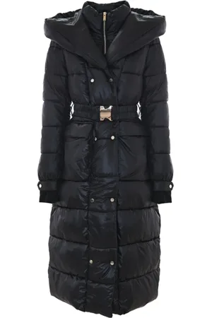 Kocca Winter Jackets, female, , XL, Quilted Double-Breasted Down Jacket with Belt