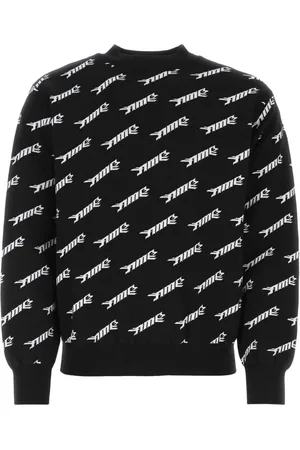 AMBUSH Round-neck Knitwear, male, , M, Stretch Wool Blend Jumper with Embroidery