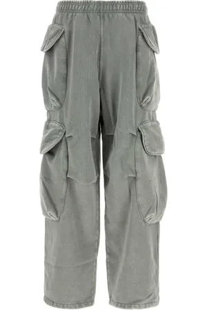 Entire Studios Straight Trousers, female, , XL, Grey Cotton Joggers Sweatshirts