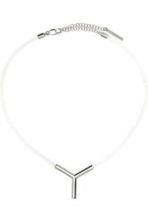 Y / PROJECT Necklaces, female, , ONE SIZE, Transparent PVC Y necklace