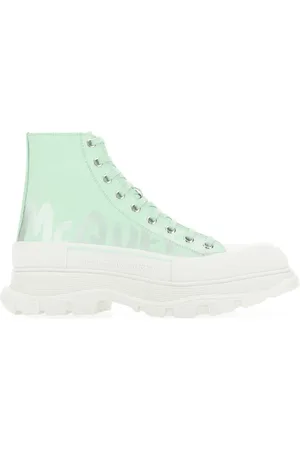 Alexander McQueen Sneakers, male, , 7 1/2 UK, Sea Leather Trainers