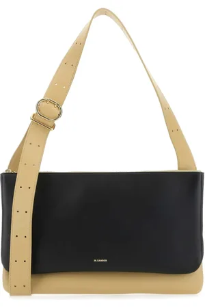 Jil Sander Handbags, female, , ONE SIZE, Two-tone Leather Shoulder Bag