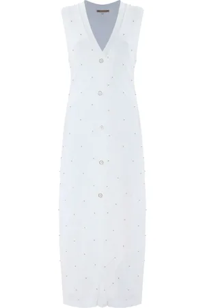 Kocca Diamond Design V-Neck Dress