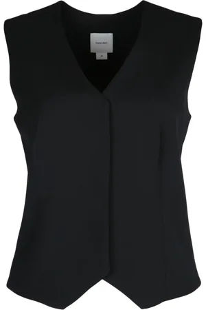 Calvin Klein Vests, female, , XS, Melange Flannel Blazer