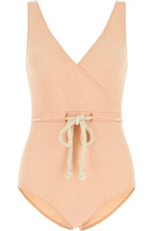 Lisa Marie Fernandez One-piece, female, , S, Stretch Seersucker Yasmin Swimsuit