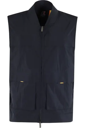 K-Way Vests, male, , L, Nylon Gilet with Zip Closure