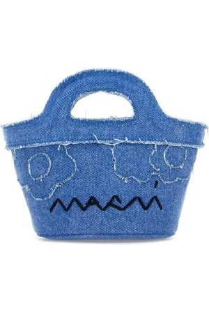 Marni Handbags, female, , ONE SIZE, Tropicalia Denim Handbag