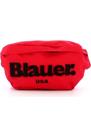 Blauer Nylon Waist Bag Men