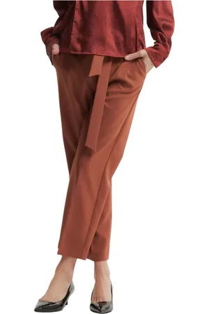 Kocca Cropped Trousers, female, , XS, Belted Relaxed Fit Trousers