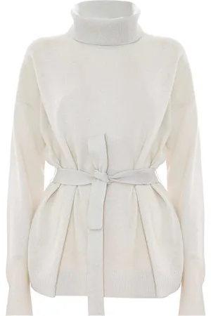 Kocca Turtlenecks, female, , L, Wool Polo Neck Jumper with Belt