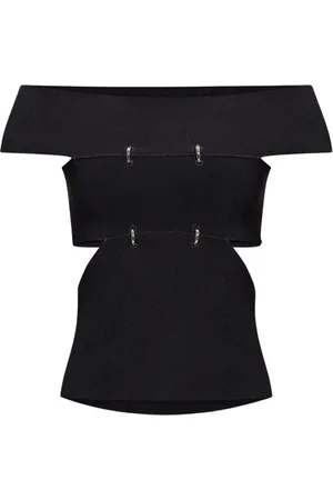 Alexander McQueen Sleeveless Tops, female, , M, Top with cut-outs