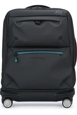 Piquadro Eco-Friendly Cabin Luggage with 4 Wheels