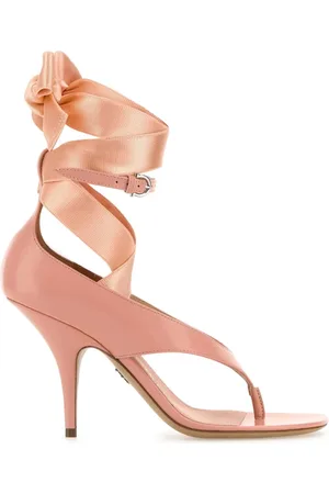 Salvatore Ferragamo High Heel Sandals, female, , 6 1/2 UK, Leather Thong Sandals