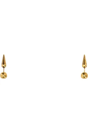 Jil Sander Earrings, female, , ONE SIZE, Gold Metal Earrings