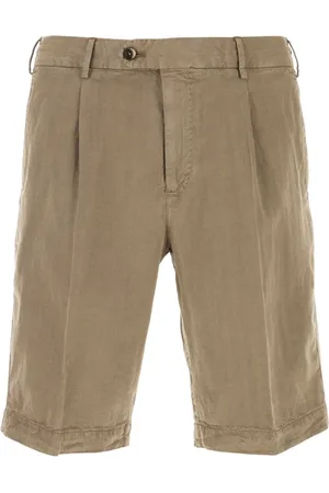 PT Torino Khaki Lyocell Bermuda Shorts