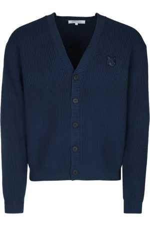 Maison Kitsuné Cardigans, male, , L, Stylish Knit Cardigan