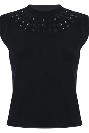 Kocca Turtlenecks, female, , L, Mesh Top with Jewels